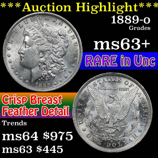 ***Auction Highlight*** 1889-o Morgan Dollar $1 Grades Select+ Unc (fc)