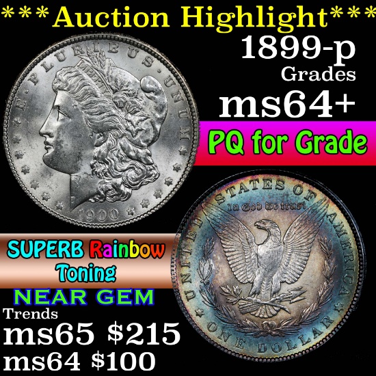 ***Auction Highlight*** 1900-p Morgan Dollar $1 Grades Choice+ Unc (fc)