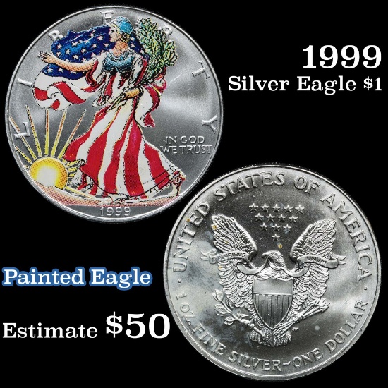 1999 Silver Eagle Dollar $1 Grades