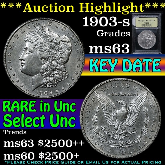 ***Auction Highlight*** 1903-s Morgan Dollar $1 Graded Select Unc By USCG (fc)