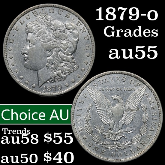 1879-o Morgan Dollar $1 Grades Choice AU