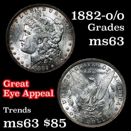 1882-o/o VAM 7, Top 100 Morgan Dollar $1 Grades Select Unc