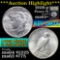 ***Auction Highlight*** 1928-p Peace Dollar $1 Graded Select+ Unc by USCG (fc)