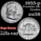 1955-p Bugs Bunny Franklin Half Dollar 50c Grades Choice AU/BU Slider
