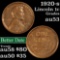 1920-s Lincoln Cent 1c Grades Select AU