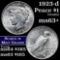 1923-d Peace Dollar $1 Grades Select+ Unc