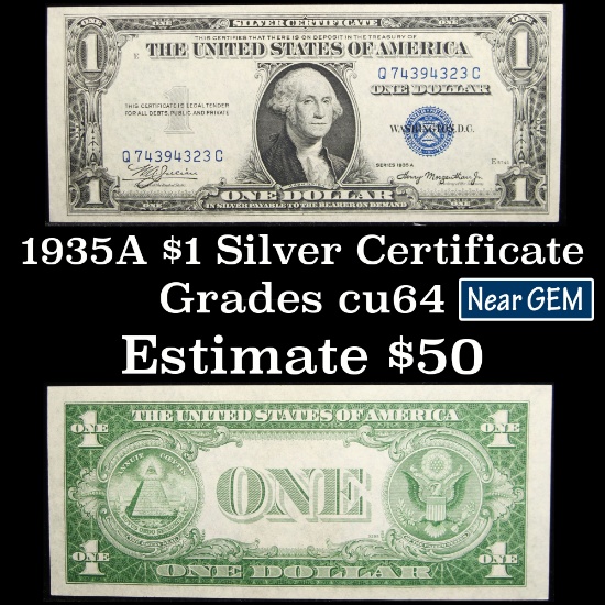 1935A $1 Silver Certificate Grades