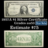 ***Rare Star Note 1957A $1 Silver Certificate Grades Select AU