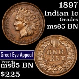 1897 Indian Cent 1c Grades GEM Unc BN