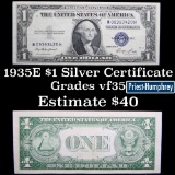 1935E $1 Silver Certificate Grades Select AU