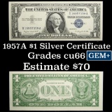 1957A Silver Certificate $1 Grades GEM+ Unc