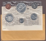 1963 Canadian proof set, 6 coins w/COA