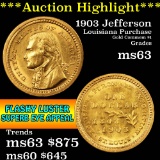 ***Auction Highlight*** 1903 Jefferson Louisiana Purchase Grades Select Unc (fc)