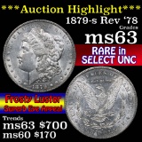 ***Auction Highlight*** 1879-s Rev '78 TOP 100 Morgan Dollar $1 Grades Select Unc (fc)