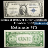 1935A Silver Certificate $1 Grades Select UNC