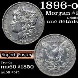 1896-o Morgan Dollar $1 Grades Unc Details