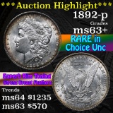 ***Auction Highlight*** 1892-p Morgan Dollar $1 Grades Select+ Unc (fc)