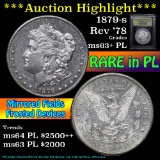 ***Auction Highlight*** 1879-s rev '78 Morgan Dollar $1 Graded Select Unc+ PL by USCG (fc)