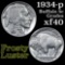 1934-p Buffalo Nickel 5c Grades xf