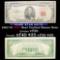 ***Rare Star Note1963 $5 Red seal United States Note Grades vf++