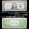 1957 $1 Blue Seal Silver Certificate, Sigs Priest/Anderson Grades Gem++ CU