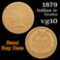 1879 Indian Cent 1c Grades g+