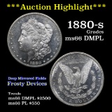 ***Auction Highlight*** 1880-s Morgan Dollar $1 Grades GEM+ UNC DMPL (fc)