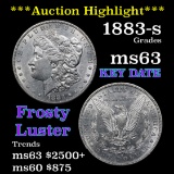 ***Auction Highlight*** 1883-s Morgan Dollar $1 Grades Select Unc (fc)