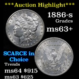 ***Auction Highlight*** 1886-s Morgan Dollar $1 Grades Select+ Unc (fc)