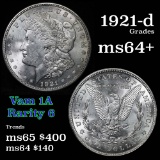 1921-d Vam 1AH Morgan Dollar $1 Grades Choice+ Unc (fc)