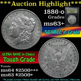 ***Auction Highlight*** 1886-o Morgan Dollar $1 Graded Select+ Unc By USCG (fc)