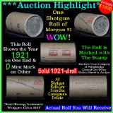 ***Auction Highlight*** Morgan dollar roll ends 1921 & 'd', Better than average circ (fc)