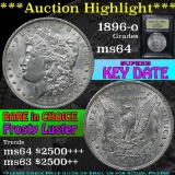 ***Auction Highlight*** 1896-o Morgan Dollar $1 Graded Choice Unc By USCG (fc)