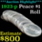 ***Auction Highlight*** Solid date uncirculated Roll of 1923-p Peace Dollars, PQ (fc)