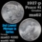 1927-p Peace Dollar $1 Grades Select Unc