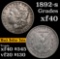 1892-s Morgan Dollar $1 Grades xf