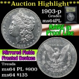 ***Auction Highlight*** 1903-p Morgan Dollar $1 Graded Choice Unc PL by USCG (fc)