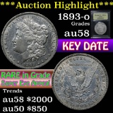 ***Auction Highlight*** 1893-o Morgan Dollar $1 Graded Choice AU/BU Slider by USCG (fc)