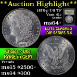 *Auction Highlight 1878-p 7/8tf vam 41c r-6 Elite Clashed Die Series Graded Choice+ Unc by USCG (fc)