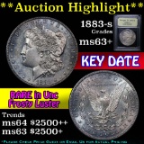 ***Auction Highlight*** 1883-s Morgan Dollar $1 Graded Select+ Unc by USCG (fc)