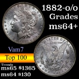 1882-o/o vam 7, Top 100 Morgan Dollar $1 Grades Choice+ Unc