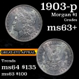 1903-p Morgan Dollar $1 Grades Select+ Unc