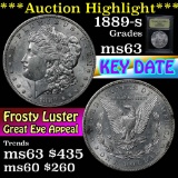 ***Auction Highlight*** 1889-s Morgan Dollar $1 Graded Select Unc by USCG (fc)