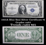 1935A Blue Seal Silver Certificate $1 Grades Choice UNC