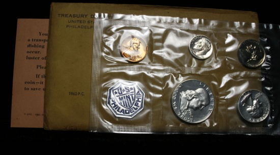 1962-p Proof Set in original mint packaging including Mint Letter