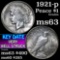 1921-p Peace Dollar $1 Grades Select Unc