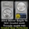 NGC 2014 Silver Eagle Dollar $1 Graded ms69 by NGC