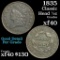 1835 Classic Head half cent 1/2c Grades xf