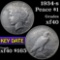 1934-s Peace Dollar $1 Grades xf