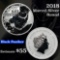 2018 Black Panther Marvel Silver Round .999 Fine Silver 1 oz.
